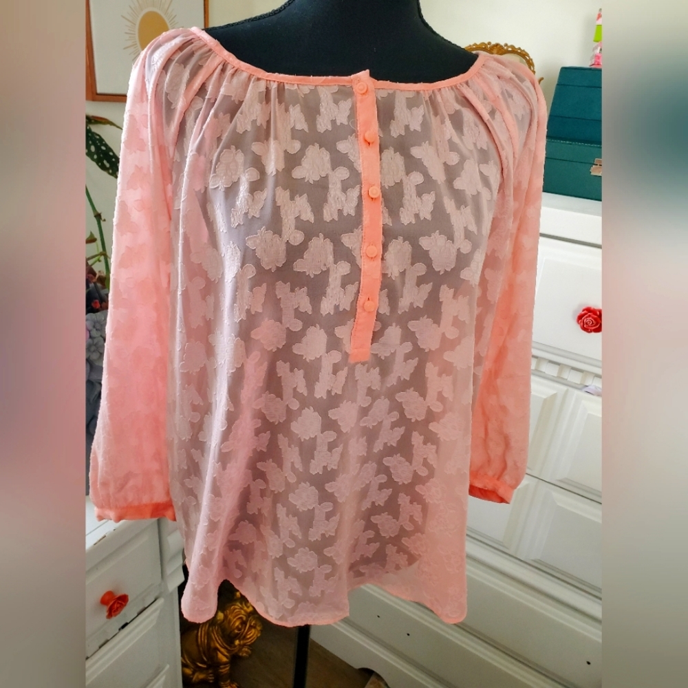LC Lauren Conrad Pink Top